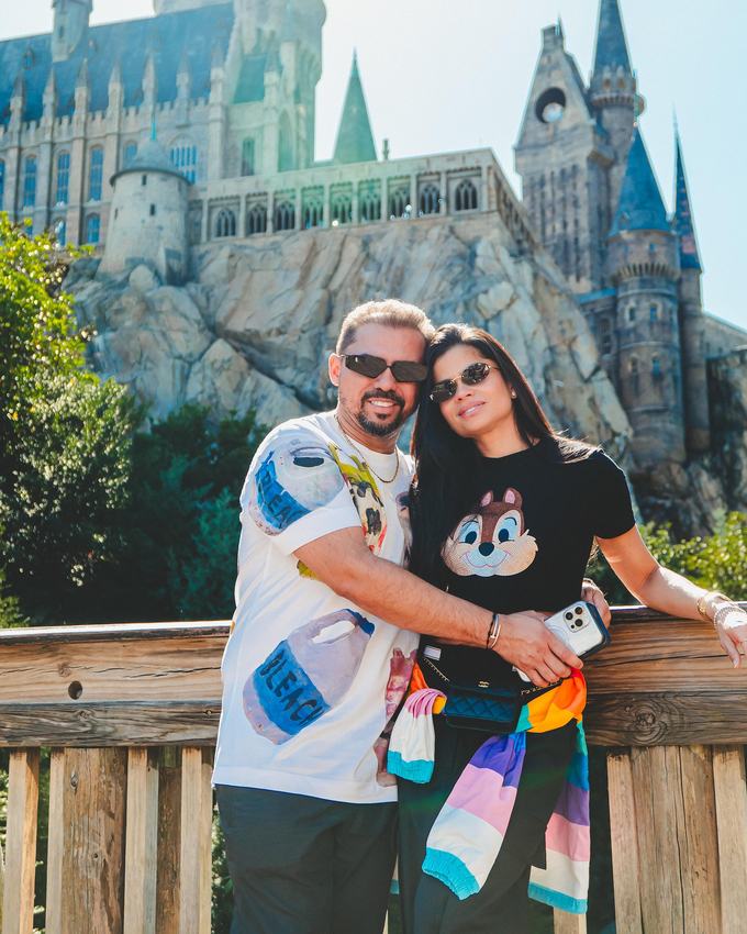 Xand Avião e Isabele no Islands of Adventure